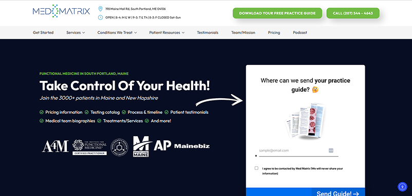 WordPress website example