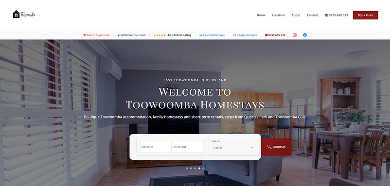 WordPress website example